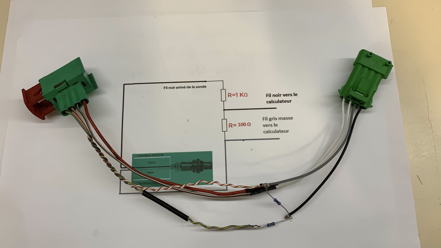 Modifier le signal de sa sonde lambda pour rouler 100 E85 avec sa 206