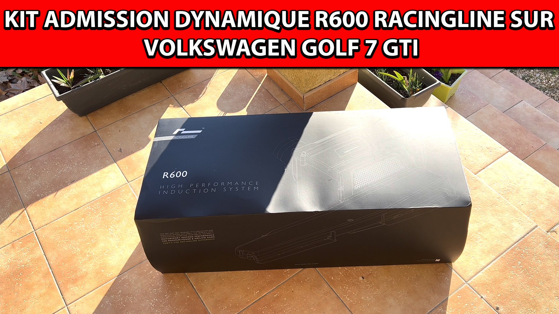 Installation Kit admission dynamique R600 RacingLine Volkswagen Golf 7 ...
