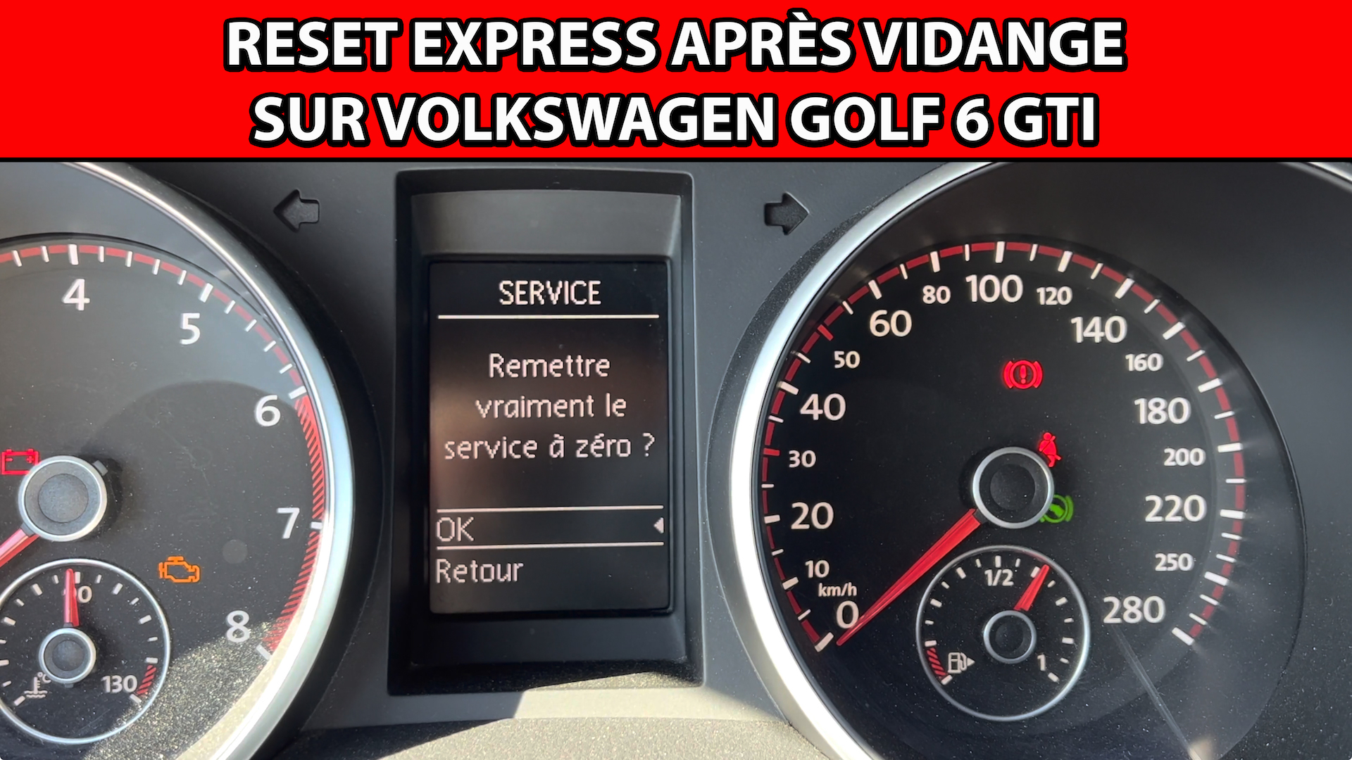 Reset Express après vidange Volkswagen Golf 6 GTI Le Blog de T.BOUZIGE